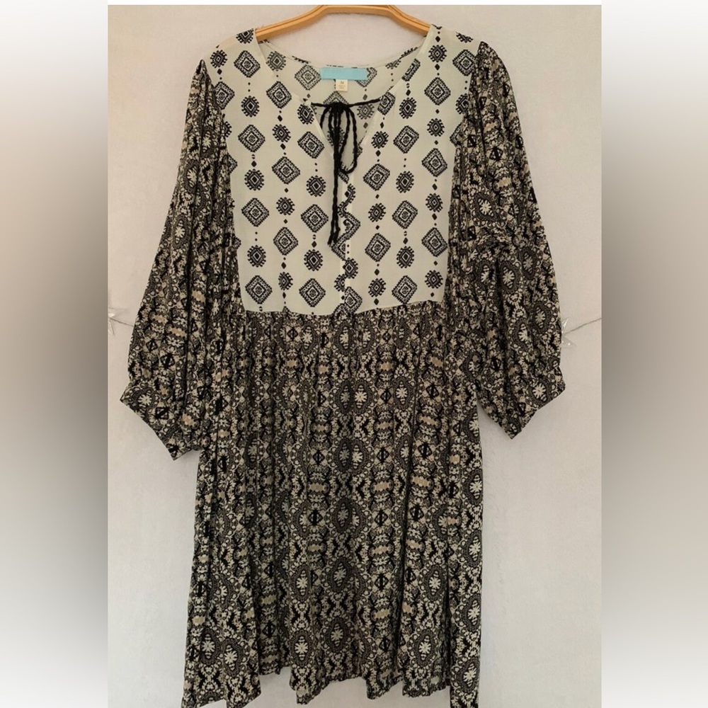 Peasant boho dress tunic. Size large.
